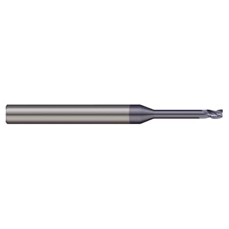 End Mill, 2 Flute, Square, 2.500 Mm Cutter Dia, Finish: NACRO